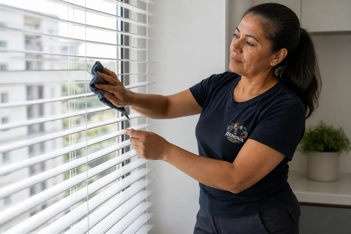 Limpieza profesional de persianas en Madrid