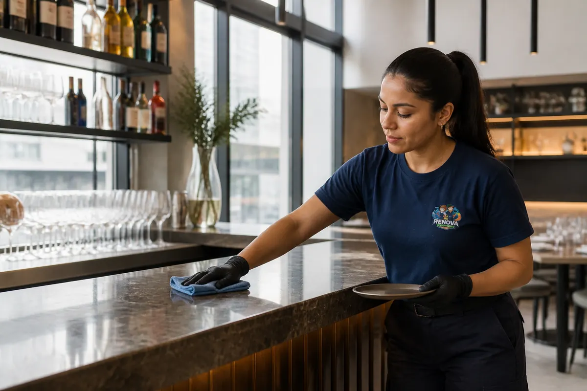 Limpieza profesional de restaurantes y bares en Madrid