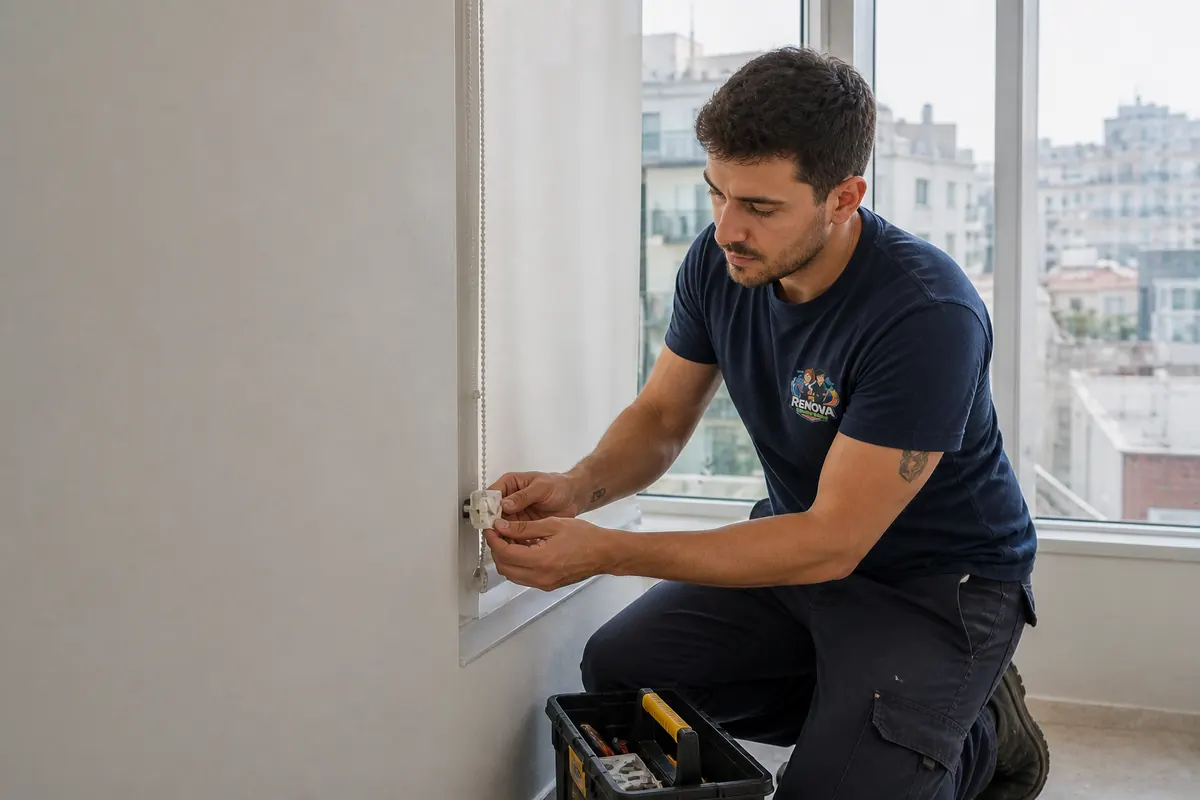 Servicio de manitas reparando en vivienda de Madrid